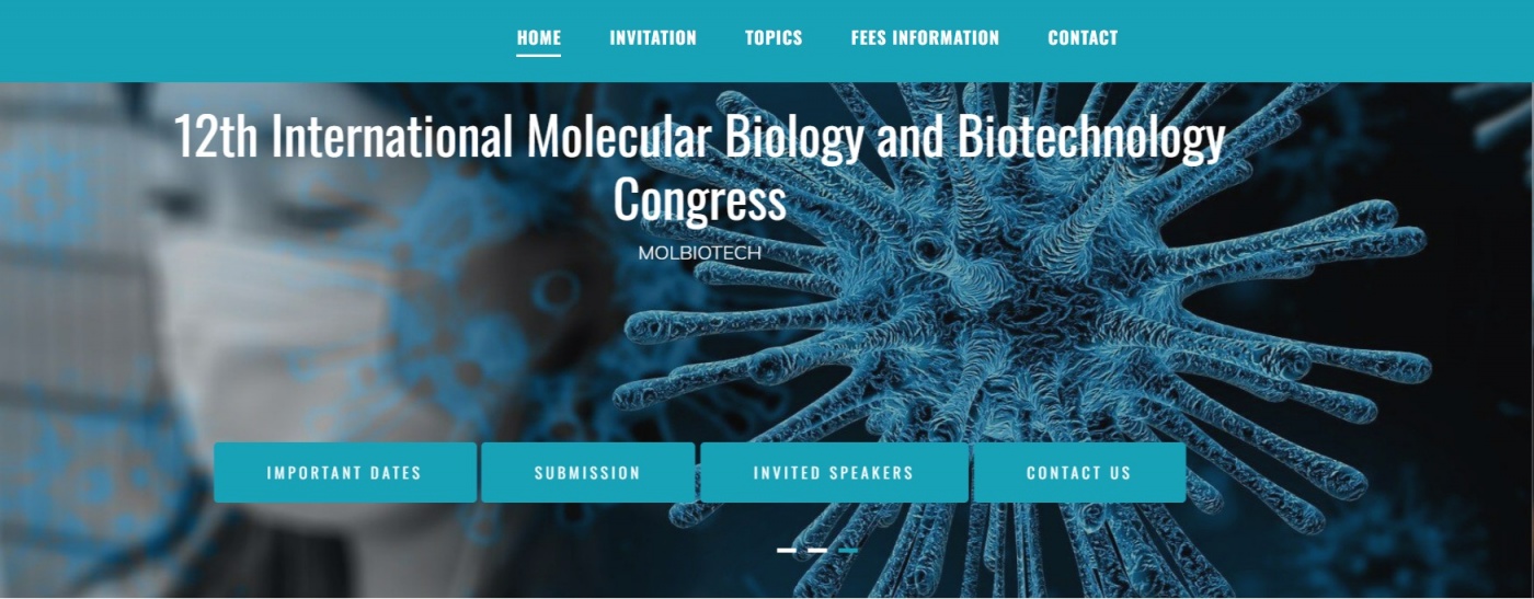 12. Uluslararası Moleküler Biyoloji ve Biyoteknoloji Kongresi